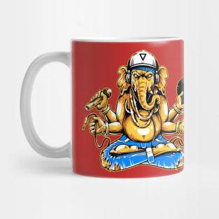 ganesha with musical instruments Mug